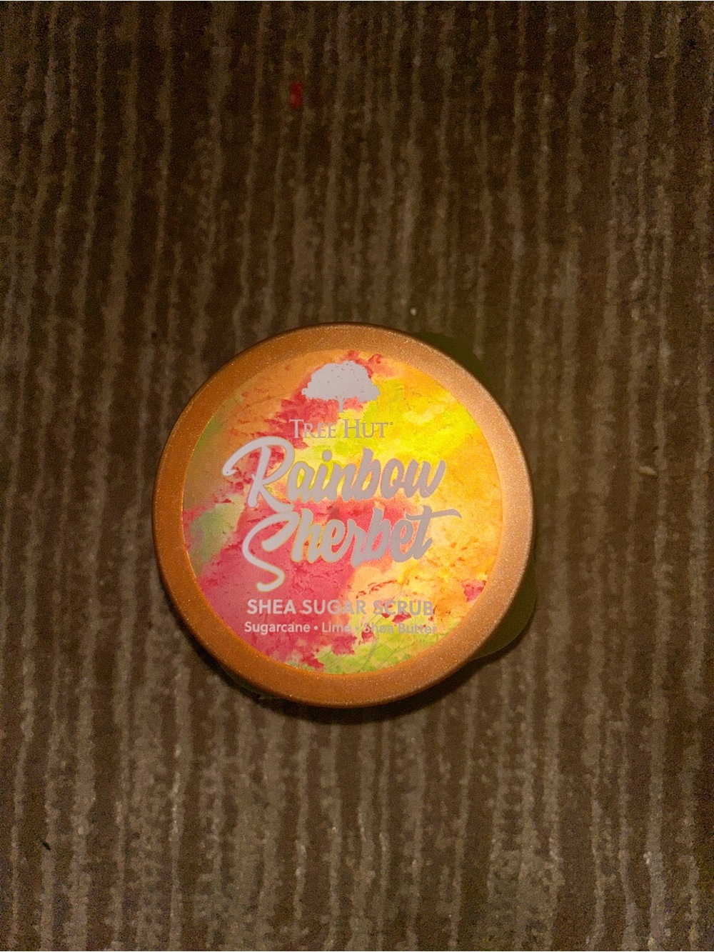 Tree Hut Rainbow Sherbet Shea Sugar Scrub - Orange Jar